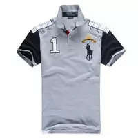 2013 t-shirt discount ralph lauren hommes big pony polo club gray